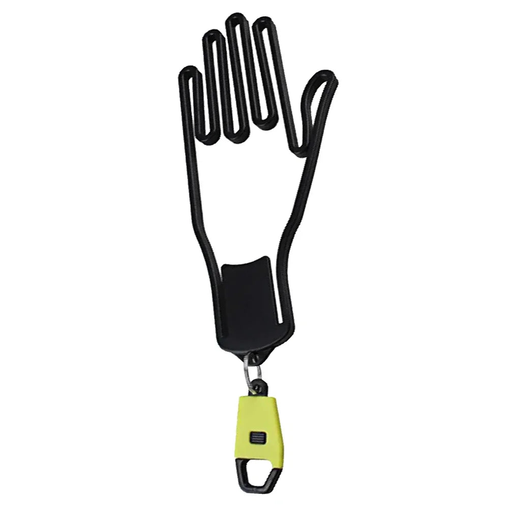 Golf Glove Holder Rack - Portable Plastic Gloves Hanger with Key Chain, Display Stand for Golf Gloves, Golf Accessories