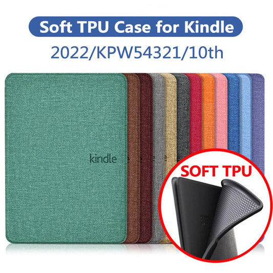 Soft TPU Case for Kindle Paperwhite - Compatible with 2016-2022 Models (1st-11th Gen), 6" & 6.8" - Protective Pouch Cover Funda