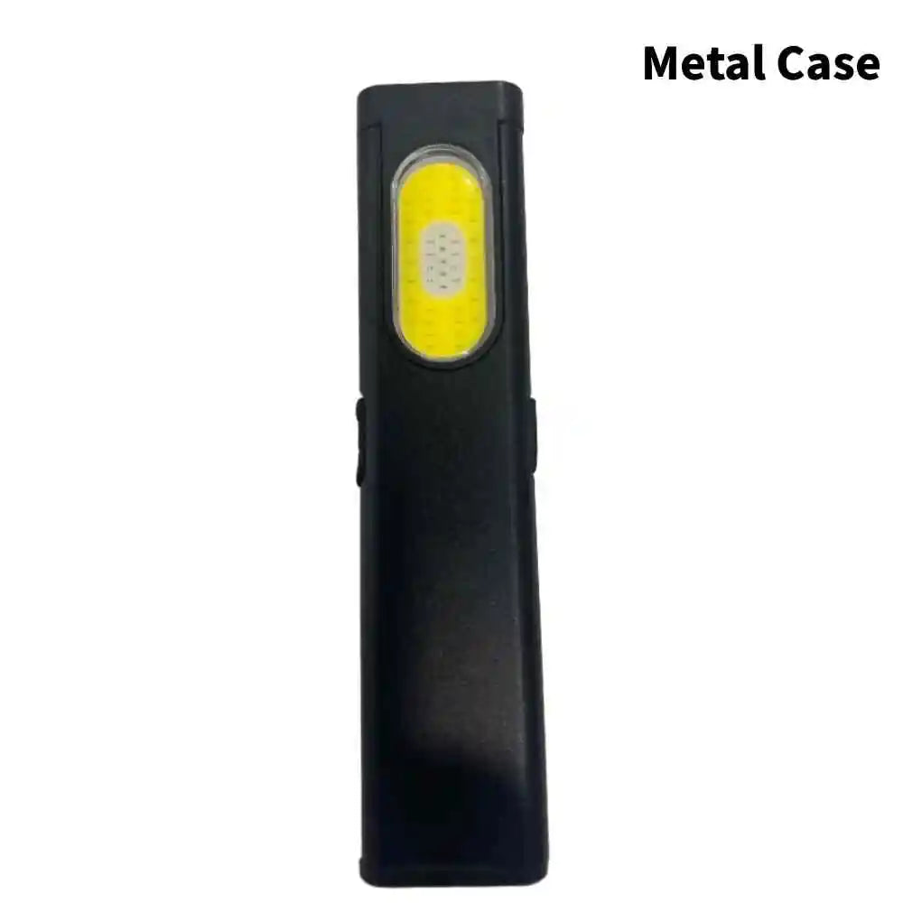 Rechargeable 550LM LED Keychain Flashlight — Mini Pocket Torch Lantern with Magnet for Emergency & Work