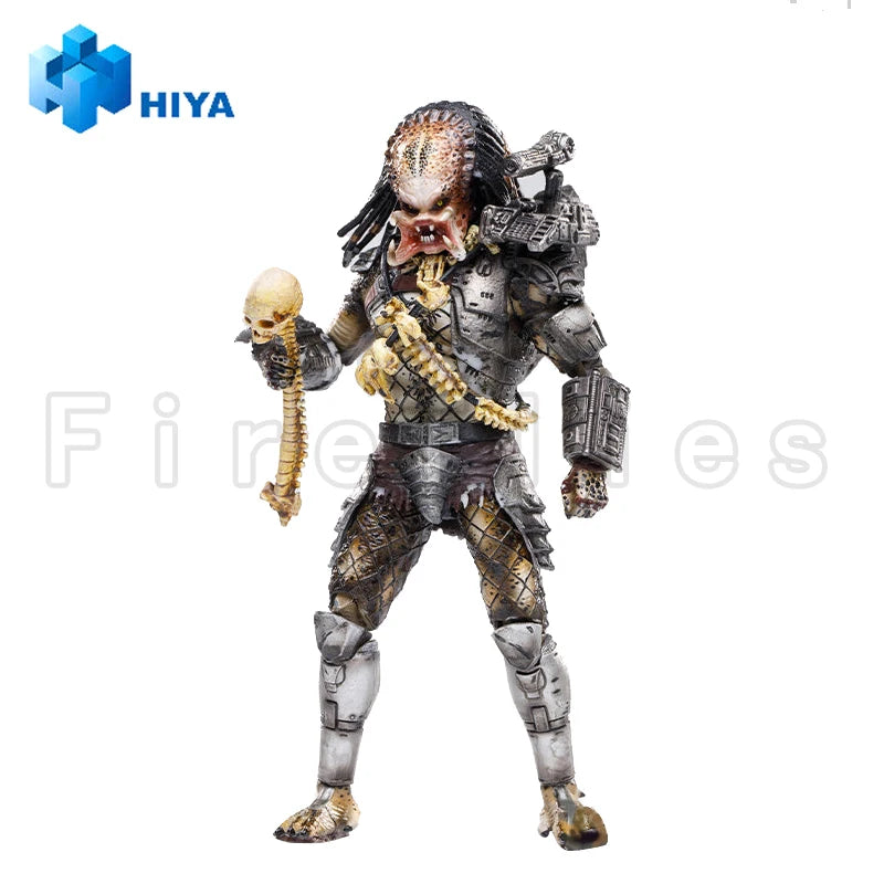 1/18 HIYA Mini Action Figure – Exquisite PREDATOR Open Mouth Jungle Anime Collectible Model Toy