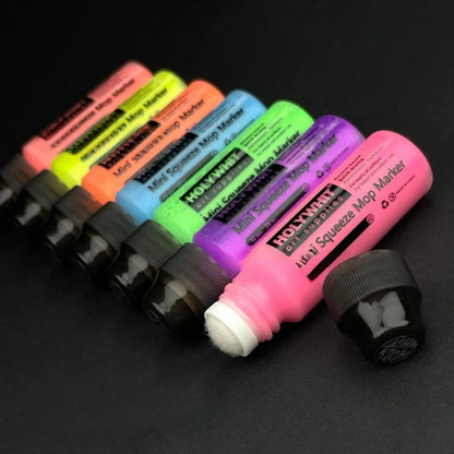 Mini Graffiti Paint Marker Pen - 12mm Waterproof Fluorescent Ink Signature Pen with Round Tip for Art, DIY & Creative Projects