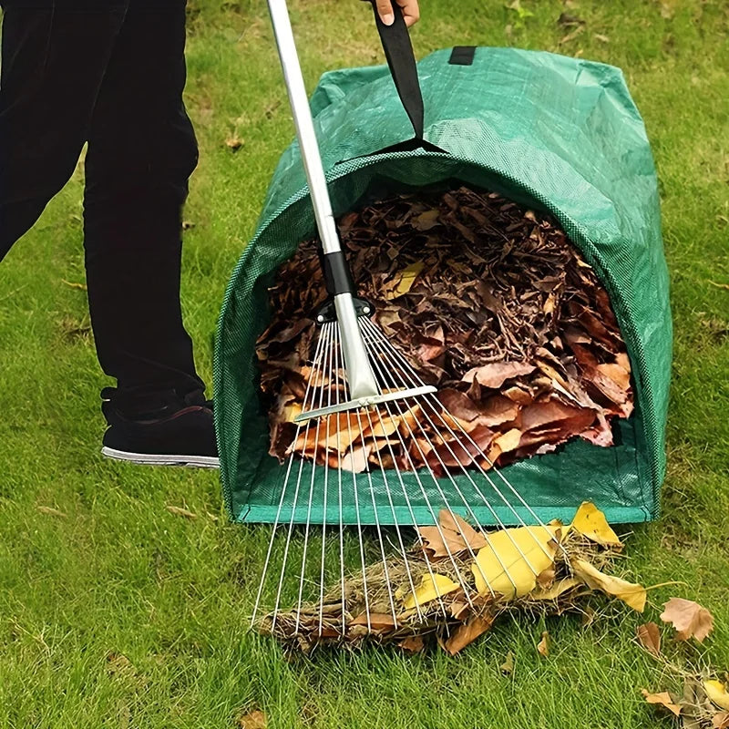 Large Capacity Garden Waste Bag for Yard Leaf & Debris Collection – Durable Reusable Green Leaf Cleanup Bag