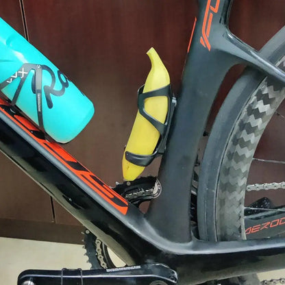 Bicycle Banana Cup Holder - MTB Road Bike Bottle Rack Cage Motorcycle Bottle Stand Black A5D3
