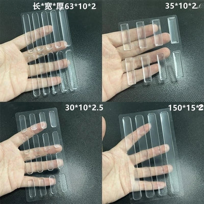 Self-Adhesive Silicone Buffer Pads - Door Stoppers, Cabinet Bumpers, and Wall Protectors for Furniture and Refrigerators