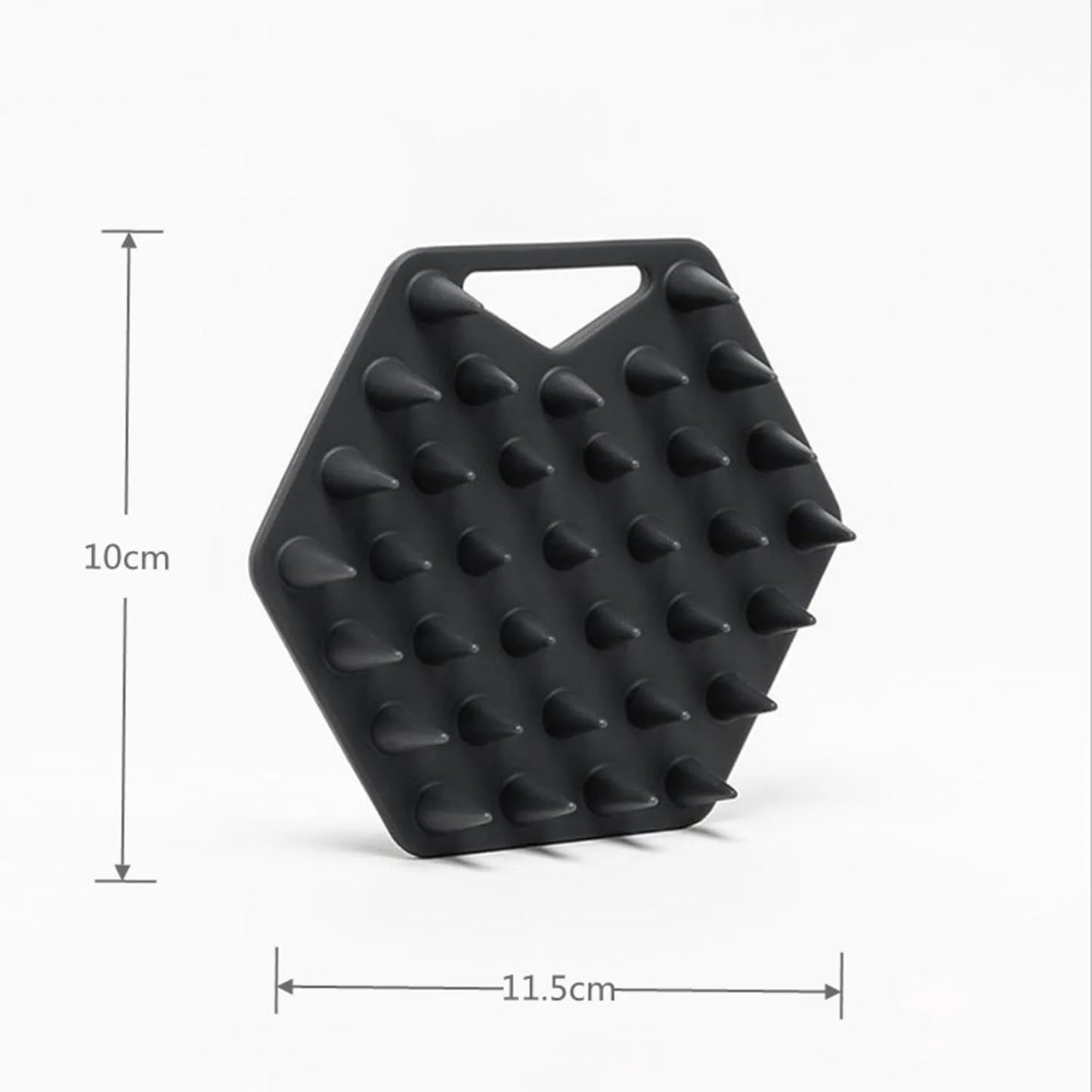 Silicone Scalp & Toilet Scrubber with Hook – Reusable Bathroom Accessory with Non-Slip Grip Holder