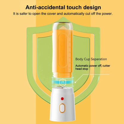 500ML Portable Electric Blender – 40W USB Rechargeable Cordless Juicer for Smoothies, Milkshakes, and Juice