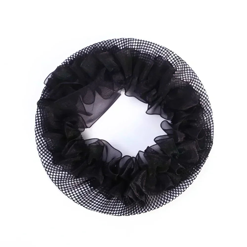 Women’s Ballet Hair Net – Adjustable Elastic Drawstring for High-Quality Weave & Hair Styling