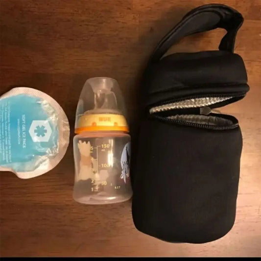 Milk Warmer Bottle Insulation Bag - Lightweight Anti-Splash Thermal Mommy Bag for Baby Bottles & Travel Use