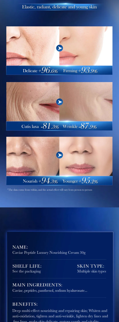 Instant Wrinkle Remove Cream with Retinol — Anti-Aging, Firming, Lifting Moisturizer to Fade Fine Lines & Brighten Skin