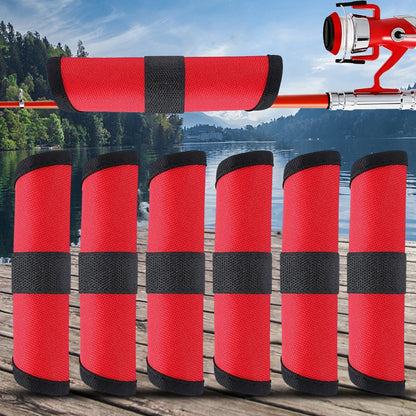 6pcs Lure Wrap Covers — Fishing Bait & Hook Guards for Rod Safety, Protect Fishermen While Fishing
