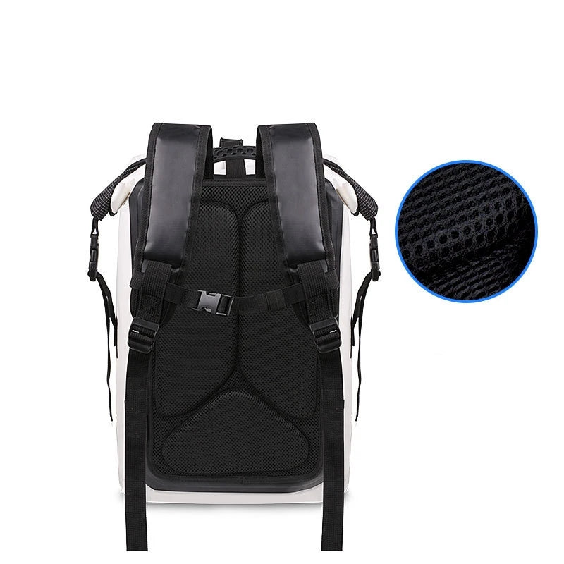 30L Waterproof Drift Bag – Swimming Backpack for River Trekking, Diving, Rafting, Canoeing & Kayaking, Wet/Dry PVC Camping Bag
