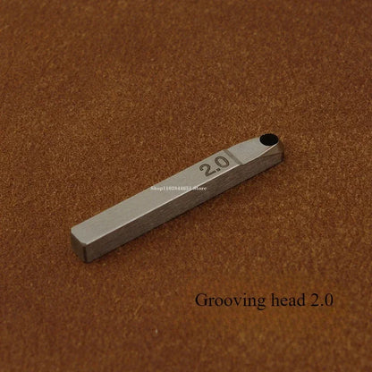 Adjustable Leather Grooving & Marking Tool – Multi-Function Cutter Head for DIY Leathercraft & Edge Carving