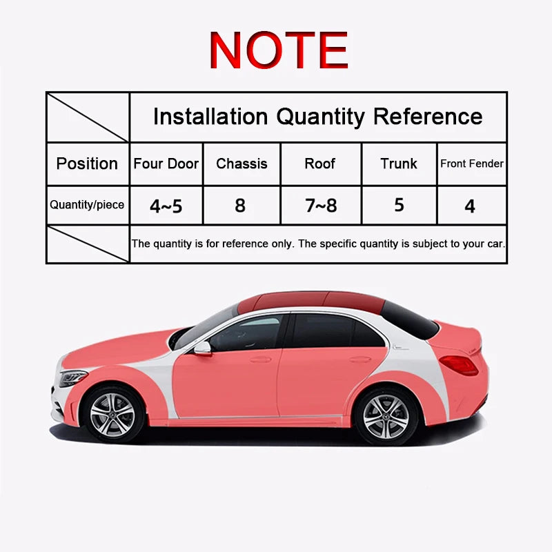 80×50cm Car Soundproofing Mat - Acoustic Foam Heat-Resistant Insulation for Auto Studios