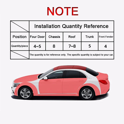 80×50cm Car Soundproofing Mat - Acoustic Foam Heat-Resistant Insulation for Auto Studios