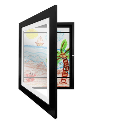 Kids Art Frames – Magnetic Front Open Display for Posters, Photos, Drawings, and Paintings, Home Decor Frametory