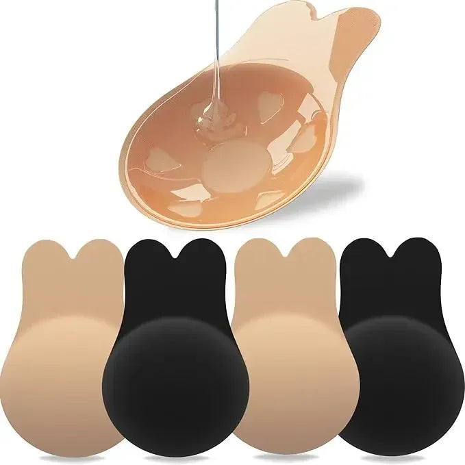 Invisible Nude Push-Up Bra Paste – Sexy Silicone Chest Stickers for Women, Wedding & Daily Use