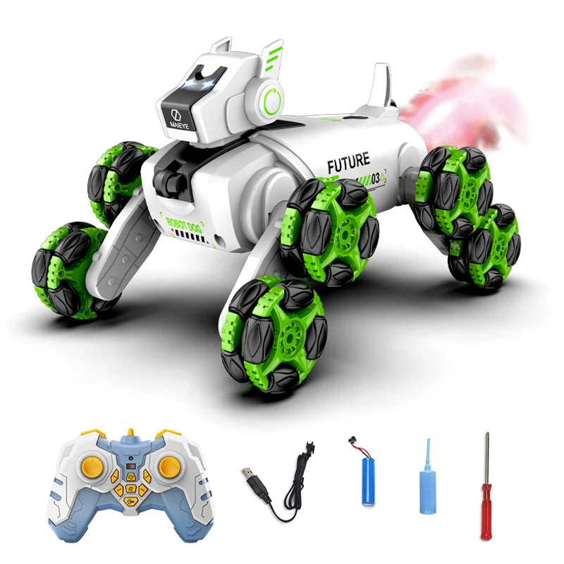 2.4G Remote Control Robot Dog – 360° Drift Stunt RC Car Toy for Kids M765-53