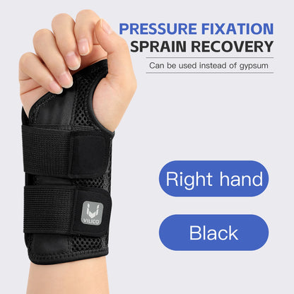 Wrist Brace for Carpal Tunnel — Hand Support with Splints for Arthritis, Tendonitis, Sprains, and Wrist Pain
