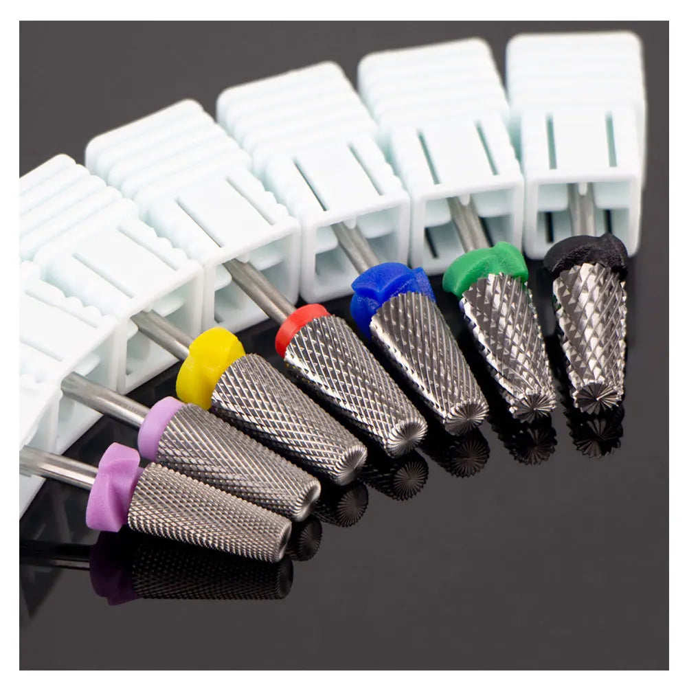 2023 NEW Tungsten Steel Nail Drill Bits - Milling Cutter for Gel Removal, Diamond Drill Bits for Dead Skin & Burrs