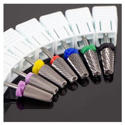 2023 NEW Tungsten Steel Nail Drill Bits - Milling Cutter for Gel Removal, Diamond Drill Bits for Dead Skin & Burrs