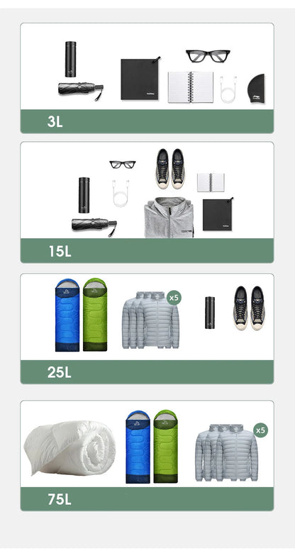 Waterproof Dry Bag Sack - Ultralight Storage for Swimming, Rafting, Kayaking & Sports (3L-75L)