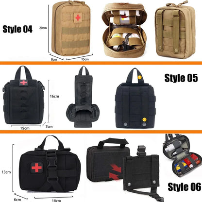 IFAK EDC Waist Bag - Outdoor Emergency Tool Kit and First Aid Kit for Hunting, Camping, and Survival