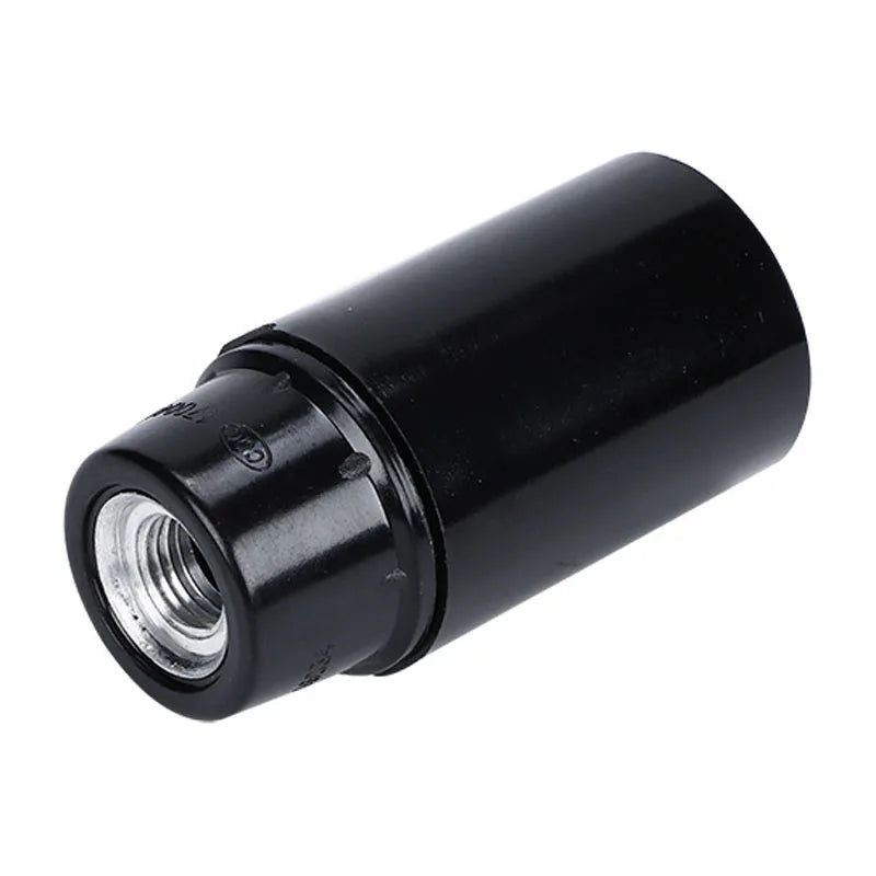 Black E27 Bakelite Lamp Holder - Self-Locking LED Light Bulb Socket with 4A 250V Rating