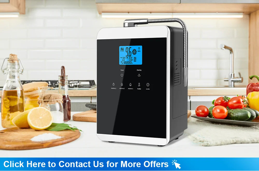 11-Plate Platinum Alkaline Water Ionizer Machine — Household PH 4.5~10.5 Acid & Alkaline Water Generator