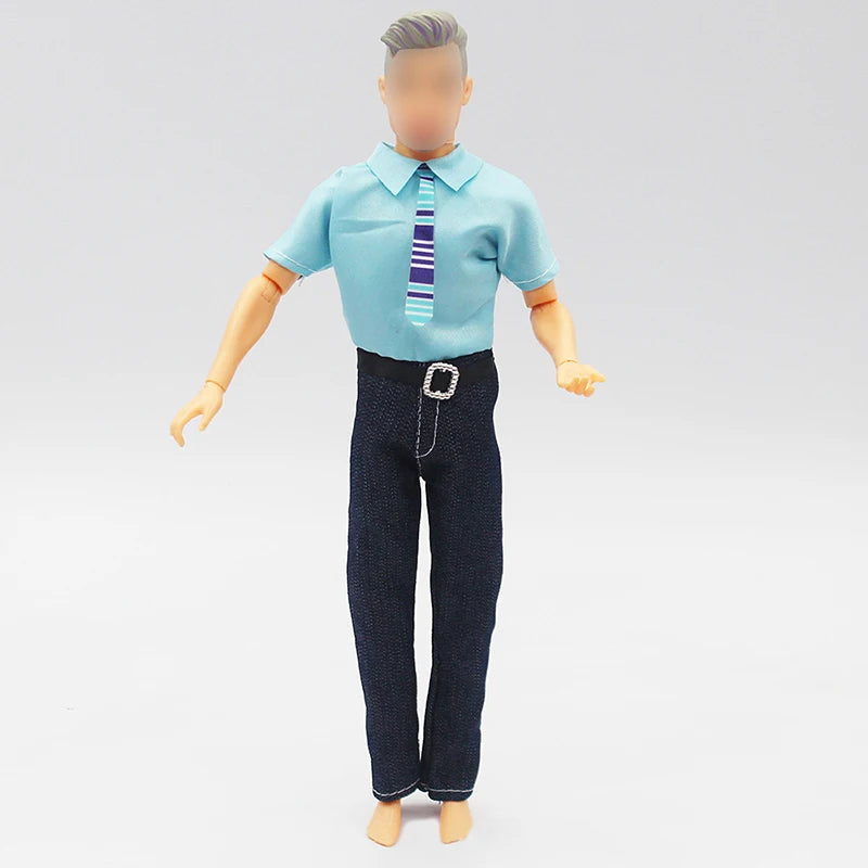 30cm Doll Clothing Set — Men’s Multi-Style Sports Outfit for Boyfriend Dolls