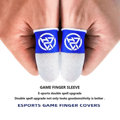 1-20 Pairs Mobile Gaming Finger Sleeves – Breathable, Sweatproof, Anti-Slip Thumb Gloves for Touchscreen Controllers, PUBG Game Finger Covers