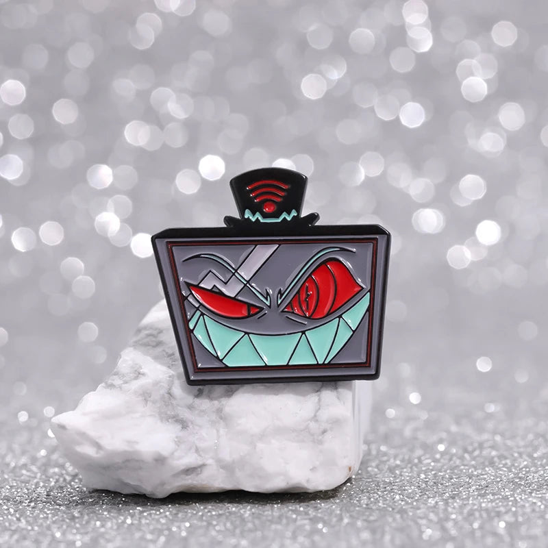 Cartoon Anime Character Enamel Pins – Cute Little Monk Brooches Lapel Badges, Funny Jewelry Gift for Friends