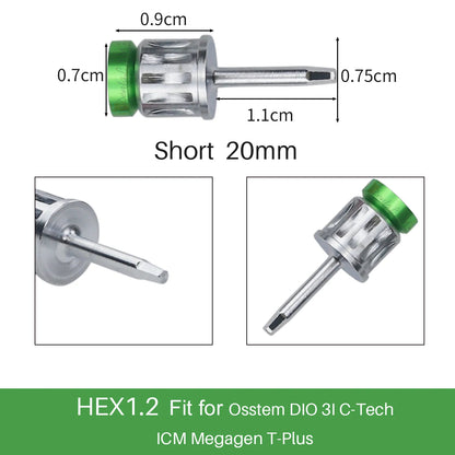 Universal Dental Implant Torque Screwdriver Wrench – Restoration Tool 10-70 NCM