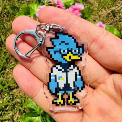 Deltarune Kris, Susie & Ralsei Keychain - Game Character Pendant, Cosplay Accessory & Anime Fan Gift