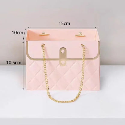 Flower Box Rose Packaging – Portable Gift Box for Valentine’s Day, Birthday, Party, Candy & Cake Wrapping