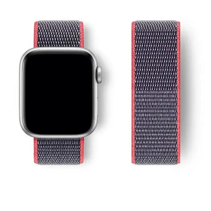 Sport Loop Strap for Apple Watch Band 40mm–49mm – Compatible with Series 3–10, SE & Ultra Adjustable Bracelet