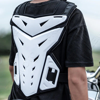 SULAITE Motocross Body Armor Jacket – Motorcycle Moto Vest with Back & Chest Protector, Off-Road Dirt Bike Gear