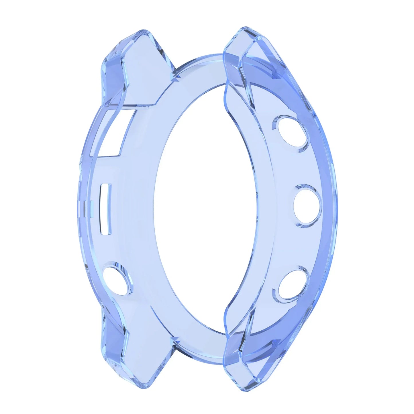 Transparent TPU Protective Case for Garmin Fenix 5/6/7 Series – Soft Slim Watch Cover