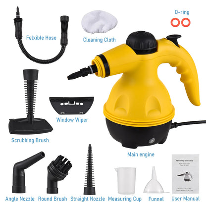 Handheld High-Temperature Steam Cleaner – Multi-Surface Kitchen, Bathroom & Car Cleaning Tool