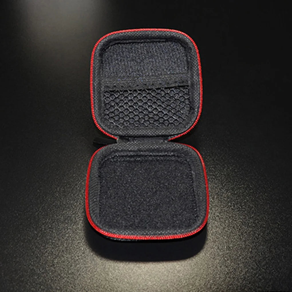 KZ Earphone Case – Portable EVA Zipper Headset Storage Box with Logo, Square Compression Organizer for Headphones