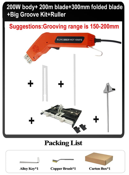 Electric Foam Cutter Hot Knife – Polystyrene, Styrofoam, Fabric, and Rope Cutting Tool for DIY Projects