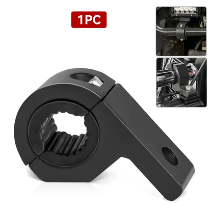 Motorcycle LED Headlight & Spotlight Clamp Bracket Kit – Tube Mount for Fog Light & Motorbike Accessories