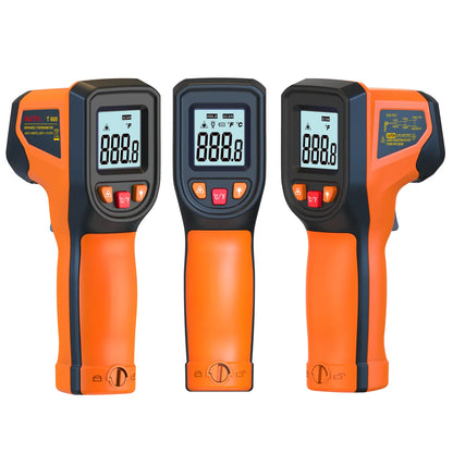Handheld Infrared Thermometer - Heat Temperature Tester for Cooking, Pizza Oven, Grill & Engine - Laser Surface Temp Read