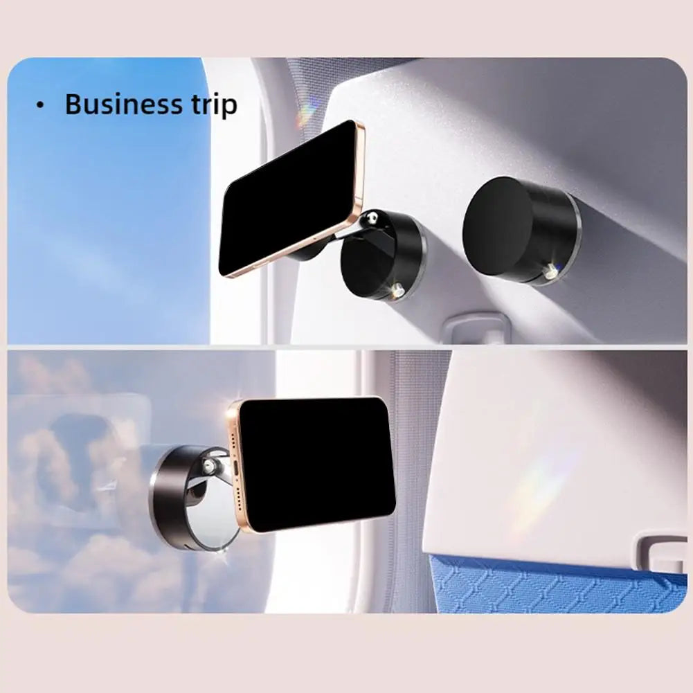Vacuum Adsorption Magnetic Phone Mount – Double-Sided Hands-Free Magnetic Holder for Car, Gym, Mirror, Smooth Surfaces