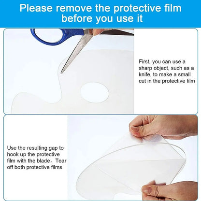 Acrylic Clear Paint Tray – High-Quality Transparent Oval Palette for Gouache & Pigment Painting Supplies