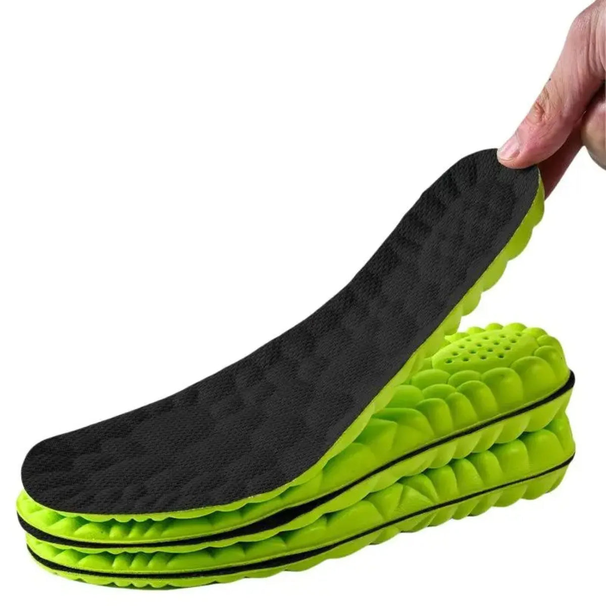 4D Soft Sports Insoles - Shock Absorbing Arch Support Pads for Running & Basketball