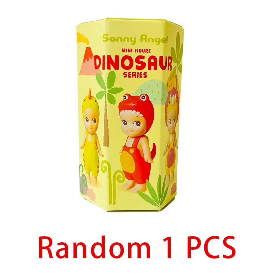 New Sonny Angel Dinosaur Series Hippie Doll – Cute Car & Mobile Phone Ornament Toy Gift for Kids