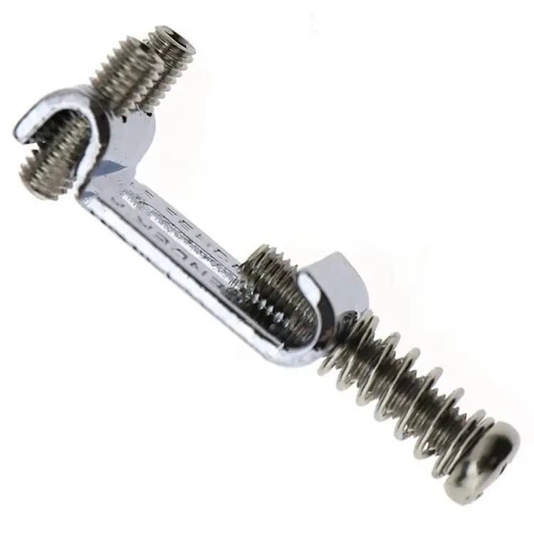 6PCS Roller Tremolo Bridge Saddles with Wrench – Zinc Alloy Upgrade for Fender Strat, Tele & ST Electric Guitars