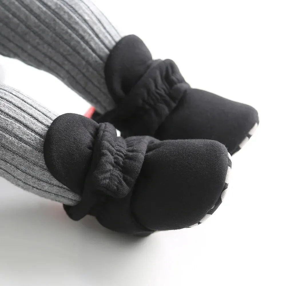 Meckior Baby Socks Shoes – Star Toddler First Walkers Booties, Soft Cotton Anti-Slip Shoes for Boys and Girls