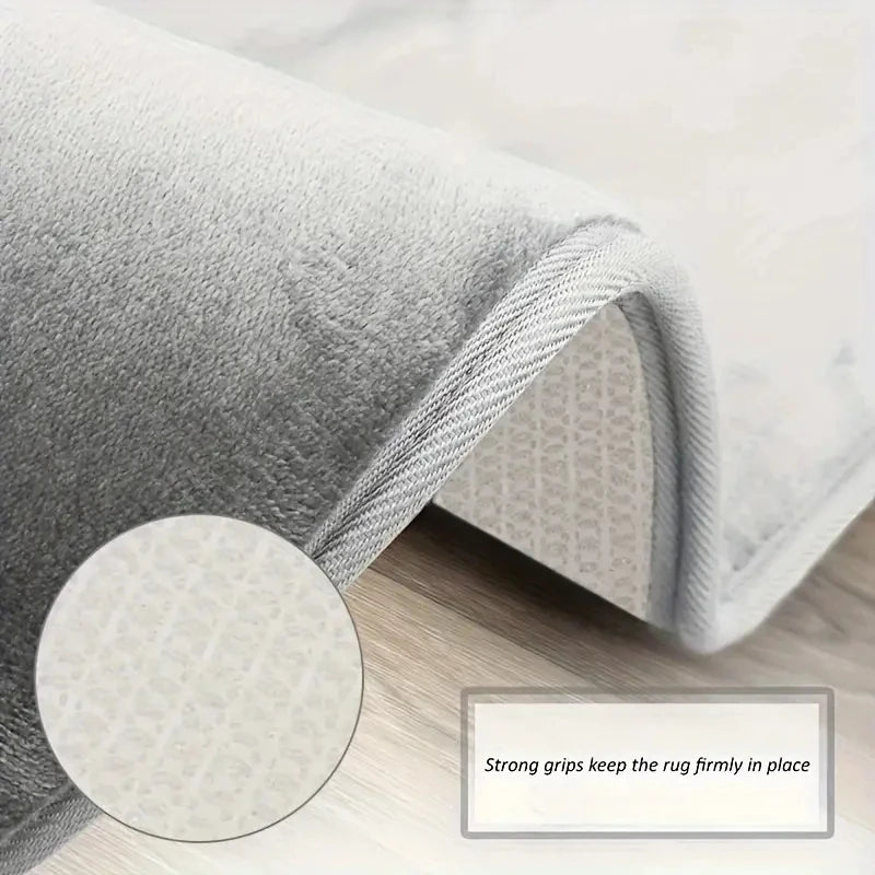 3PC Waterproof Non-Slip Sponge Bathroom Carpet Set - Washable Home Decor