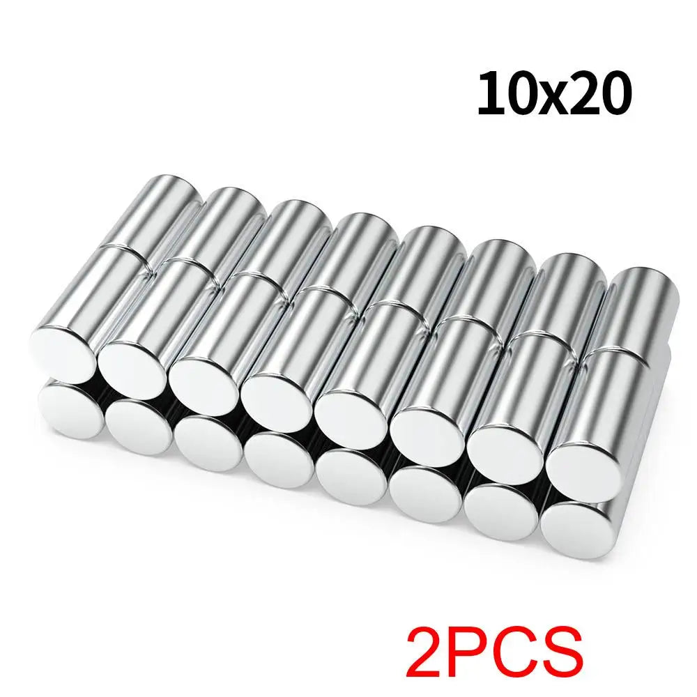 N35 Neodymium Magnets - 10x20mm Super Strong Round Permanent Rare Earth Magnets for DIY & Refrigerator Use